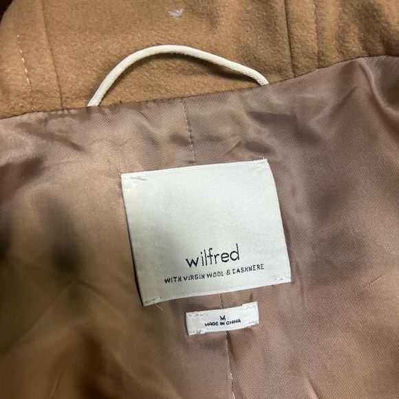 Wilfred Camel Coat with belt and hood - Picture 2 of 2